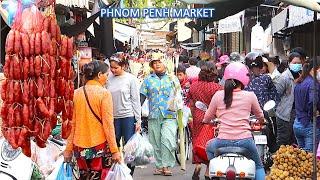 Phnom Penh Busy Market | Tomnub Toul Kork Market