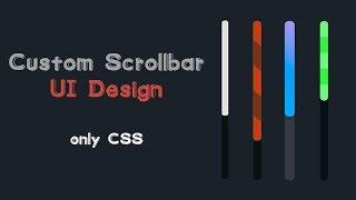 Custom Scrollbar | UI Design | HTML CSS