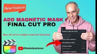 FCP ADD MAGNETIC MASK MASK #finalcutprotutorial #fcp #finalcutpro #fcpxtutorial #fcpx #finalcut