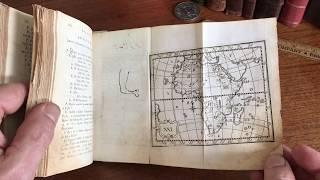 Pocket Atlas 1782 Lisboa Portugal imprint 21 small folding maps rare