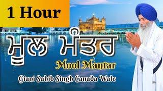 Mool Mantar Bhai Sahib Singh Canada Wale | Peaceful Soothing Relaxing #moolmantar #japjisahib