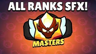 All Ranks Sound Effects in Brawl Stars!