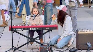 4-year-old SINGER on piano AMAZED people | Nicholas Protsenko - Amazing Grace