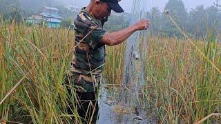 AWAL PAGI CEK JARING IKAN // DAPAT JUGA HASILNYA //