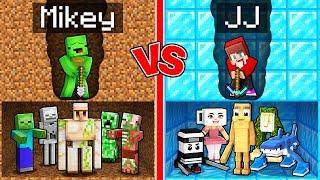 Mikey Mob vs JJ Italian Brainrot Mine Battle in Minecraft (Maizen)