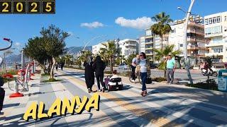 alanya walking tour 2025 ! alanya city center ! alanya antalya turkey travel turkey holiday 4k video