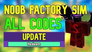 ALL Noob Factory Simulator CODES | Roblox Noob Factory Simulator Codes (April 2023)