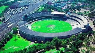 Aerial views video of the 20th century MCG.