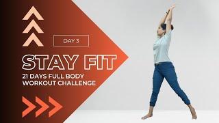 Day 3-Full body fat loss in just21days|Burn your fat| Tone your body#fullbodyworkout @yogawithnik