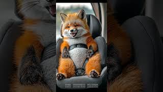 Fox Goes for a drive #shorts