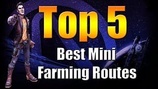 Borderlands The Pre Sequel | Top 5 | Best Mini Farming Routes