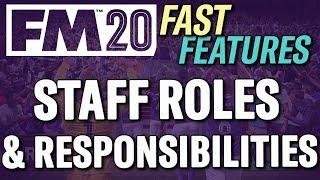 FM20 FAST FEATURES | STAFF ROLES | Football Manager 2020