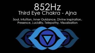 'Intuition & Inspiration' 852Hz | Pure Solfeggio Frequency | Third Eye Chakra | 1 Hour