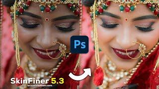 Photoshop Tutorial: SkinFiner 5.3 । Fastest Skin Retouching Photoshop Plugin! Skinfiner in Photoshop