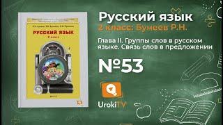 Упражнение 53 — Русский язык 2 класс (Бунеев Р.Н., Бунеева Е.В., Пронина О.В.)