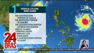 Bagyong Nika, lalong lumakas at naging tropical storm na | 24 Oras Weekend