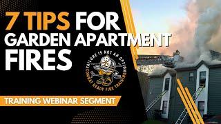 7 Tactical Tips for Fires in GARDEN APARTMENTS - Training Webinar from The Bay Floor