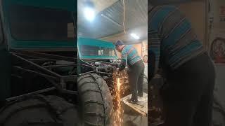 Доделали каркас капота и покрасили. #4x4 #automobile #6х6 #вездеход #offroad #сварка #уаз