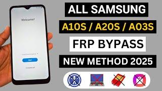 All Samsung A10s/A20s/A03s FRP BypassGoogle Account Bypass 2025 | Without Pc - New Method 2025