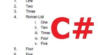 C# Tutorial 43: iTextSharp : How to create Lists with iTextSharp PDF file in C#