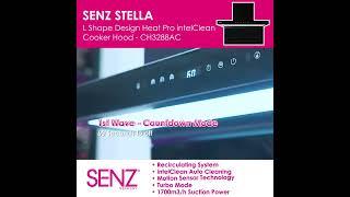 [SENZ] How to operate STELLA L Shape Design Heat Pro intelClean Cooker Hood