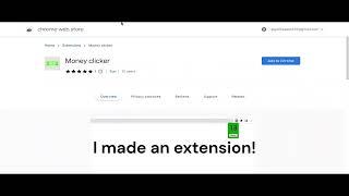 I made a clicker game on the Chrome Web Store!