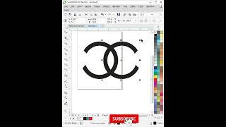 How to create Channel Modern logo  design | #attractive  | Nabeel Graphics| #corel#coreldraw