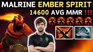  NEW PATCH 7.38b - Rank 9 MALRINE EMBER SPIRIT Midlane Gameplay  - Dota 2 Pro