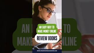 Easy Side Hustle! Get Paid To Review Books #makemoneyonline #sidehustle #business