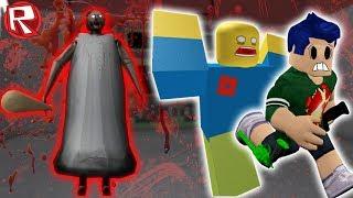 СБЕЖАЛ ОТ БАБКИ ГРЕННИ В ШКОЛЕ! | Roblox Granny