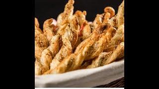 Caraway Cheese Puff Pastry Straws