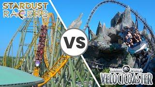 Stardust Racers VS. Velocicoaster | What is Orlando's BEST Roller Coaster?