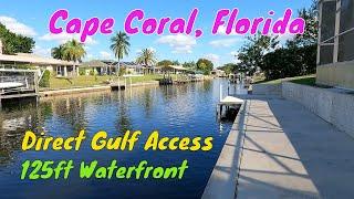 Cape Coral Homes for Sale - Direct Sailboat Gulf Access 125 ft  Waterfront