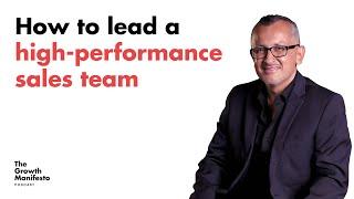 How to lead a high performance sales team