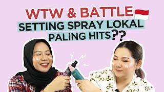 Review Studio Tropik Dream Setter vs Luxcrime Stay Last Setting Spray  | Wear Test Wednesday