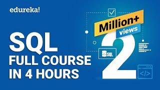 SQL Full Course | SQL Tutorial For Beginners | Learn SQL (Structured Query Language) | Edureka