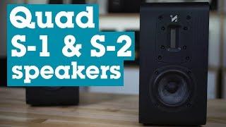 Quad S-1 and S-2 bookshelf speakers | Crutchfield