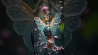 Rare Butterfly Wing Bird Found!  | Most Beautiful Magical Bird Ever #AI