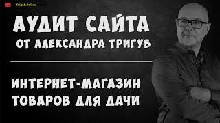 SEO-аудит интернет-магазина товаров для дачи. Анализ сайта на ошибки. Пример аудита сайта.