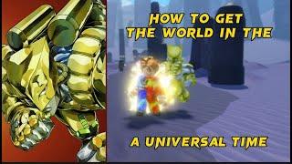 HOW TO GET THE WORLD IN AUT (A UNIVERSAL TIME)