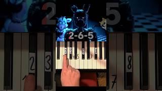 Afton Family FNAF Piano Tutorial #shorts