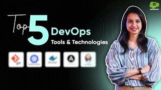 Top 5 DevOps Tools and Technologies | DevOps Tutorial | DevOps Tools Basics For Beginners