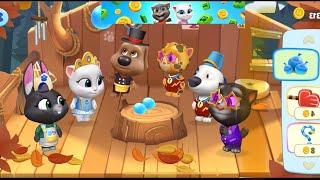 My Talking Tom Friends Day 34 Welcome to Tom home Talking Tom Friends Game #youtube #shortvideo