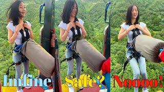 Bungee Jumping With Rope In Beautiful Place:Asmr Bungee Jumping