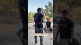 Never skip lunges #youtubeshorts #youtube