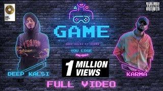 GAME (FULL VIDEO) | DEEP KALSI Ft. KARMA (NO DAYS OFF - EP) | KALAMKAAR