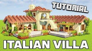 How To Build An Italian Villa | Minecraft Tutorial