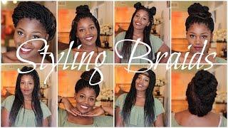 7 Hairstyles for Box Braids | Cindy Sandjo