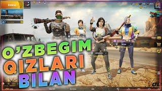 O'ZBEGIM QIZLARI BILAN TOP1 | PUBG MOBILE | O'ZBEKCHA LETSPLAY