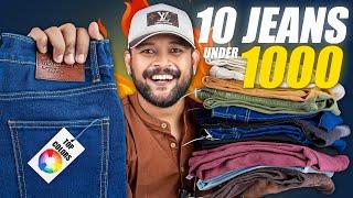 10 Best Budget Jeans Under 1000 for (College) Men  Roadster Myntra Jeans Haul 2025 | ONE CHANCE